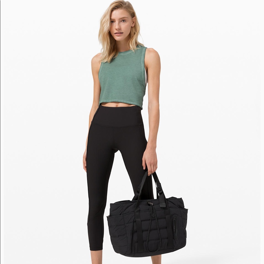 NWT Lululemon Crop Tank Teal Size: 10